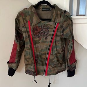 Camo Moto Jacket